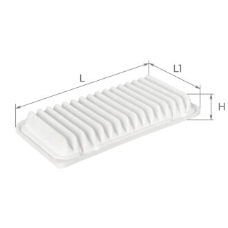 Фільтр повітряний Toyota Corolla 1.3-1.8 01-09/1.6VVTi 07-13/Avensis 1.6-2.4 16V/Matrix 1.8 00-08 ALPHA FILTER AF1001