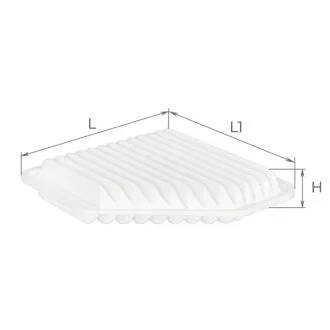 Фільтр повітряний Lexus ES 3.5 12-18/Toyota Rav4 2.0/2.4/3.5 05-13/Camry 3.5 V6 06-11/Avensis 2.0 08- ALPHA FILTER AF1003