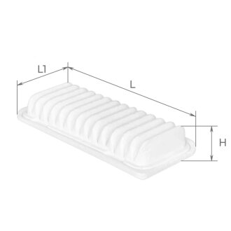 Фільтр повітряний Toyota Yaris 1.3-1.5i 99- ALPHA FILTER AF1006