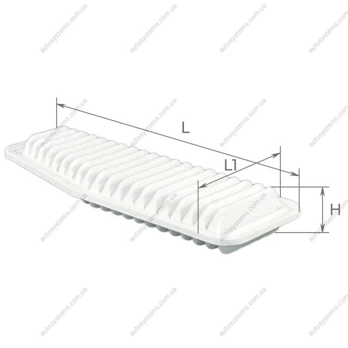 Фільтр повітряний Toyota Rav 4 II/Previa II 2.0/2.4WTi 00-06 ALPHA FILTER AF1015 (фото 1)