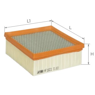 Фільтр повітряний Audi 100 1.8-2.3 82-90/VW T2 1.6-2.0 64-92/Lada 2110-2112 1.5-2.0 95-12 (з сіткою) ALPHA FILTER AF1601s