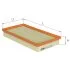 Фільтр повітряний Seat Ibiza/Skoda Fabia 1.2 12V 02-09/Roomster 1.2 12V 06-10/VW Polo 1.2 12V 01-07 ALPHA FILTER AF1613 (фото 1)