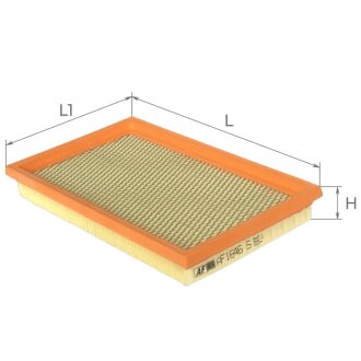Фільтр повітряний ALPHA FILTER AF1646S