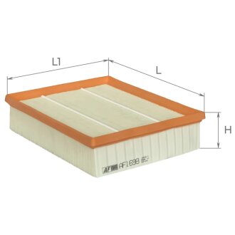 Фільтр повітряний ALPHA FILTER AF1698