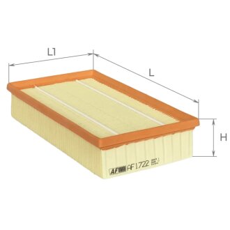 Воздушный фильтр ALPHA FILTER AF 1722
