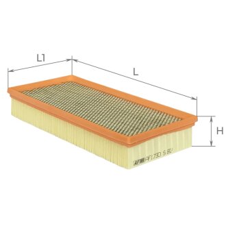 Фільтр повітряний Ssangyong Rexton 2.7/2.9 D/2.0Xdi 02- (з сіткою) ALPHA FILTER AF1730s
