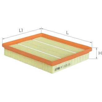 Фільтр повітряний ALPHA FILTER AF1835