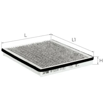 Фільтр салону ALPHA FILTER AF5008A
