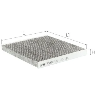 Фільтр салону ALPHA FILTER AF5053A