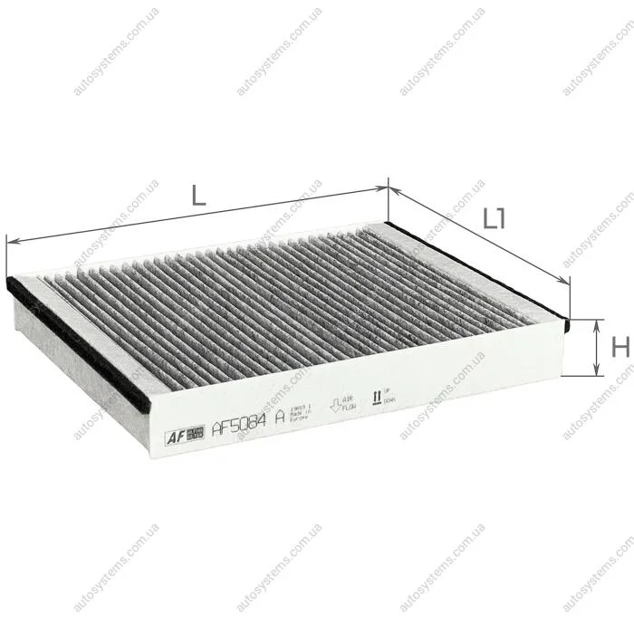 Фильтр салона ALPHA FILTER AF5084A (фото 1)
