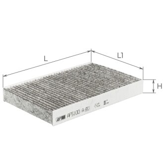 Фільтр салона вугільний ALPHA FILTER AF5100A