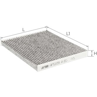 Фільтр салона вугільний ALPHA FILTER AF5109A