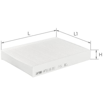 Фільтр салону ALPHA FILTER AF5116
