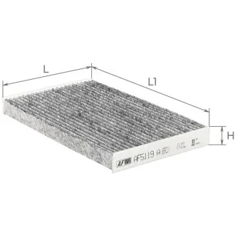 Фільтр салону ALPHA FILTER AF5119A