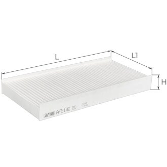 Фільтр салону Citroen C5/C6/Peugeot 407 04-12 ALPHA FILTER AF5146