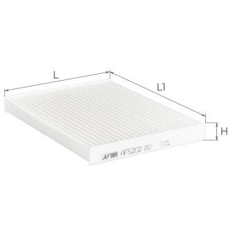Фільтр салону ALPHA FILTER AF5202