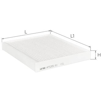 Фільтр салону ALPHA FILTER AF5205