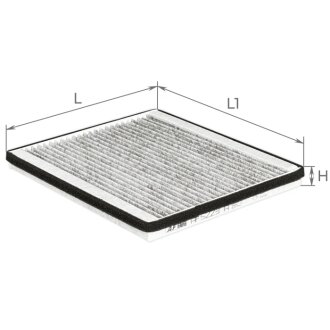 Фільтр салону Chery Tiggo 1.3-2.4 05- (вугільний) ALPHA FILTER AF5223a