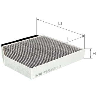 Фільтр салону MB C-class (W 205) 14-/E-class (W213) 16- (вугільний) ALPHA FILTER AF5255a