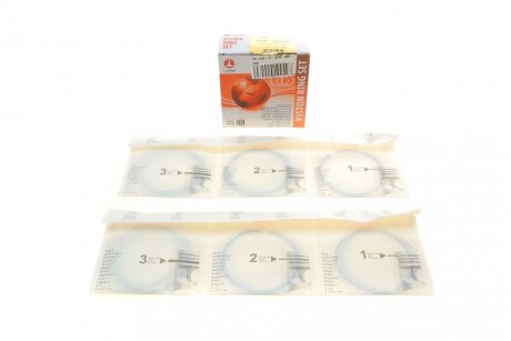 Кільця поршневі Daewoo Lanos 1.4/1.5i 97-01 (76.50mm/STD) (1.5-1.5-3) (к-кт 4 циліндри) AMP PR-DAE-47-3548-000-SET