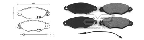 Колодки гальмiвнi APPLUS 71125BAAP