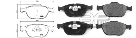 Колодки гальмiвнi, лiв/прав, перед APPLUS 71139BAAP