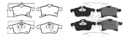 Колодки гальмiвнi APPLUS 71156BAAP