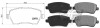 Колодки гальмiвнi, лiв/прав, перед APPLUS 71161BAAP (фото 1)