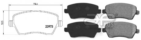Колодки гальмiвнi, лiв/прав, перед APPLUS 71161BAAP