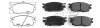 Колодки гальмівні, лів/прав, перед APPLUS 71165BAAP (фото 1)