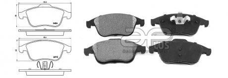 Колодки гальмівні, лів/прав, перед APPLUS 71305BAAP