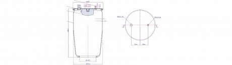 Пневморесора 4862N1P01 (без стакана) APPLUS 91294AP