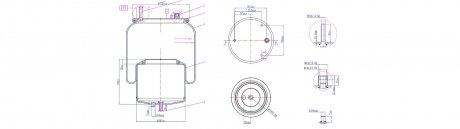 Пневморесора 4560NP02 (в зборі метал.стакан) APPLUS 91500AP