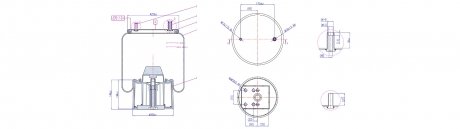 Пневморесора 4940NP02 784940-2CPL (в зборі пласт.стакан) APPLUS 91557AP