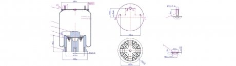 Пневморесора 4023NP12 (в зборі пласт.стакан) APPLUS 91663AP