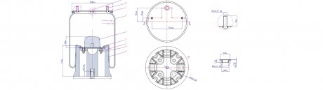 Пневморесора 912NP04 (в зборі пласт.стакан) APPLUS 91850AP