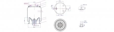 Пневморесора 792NP01 (в зборі пласт.стакан) APPLUS 91853CPPAP