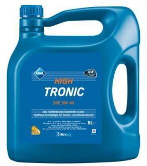 Олива моторна HighTronic 5W-40, 5л ARAL 1529F9