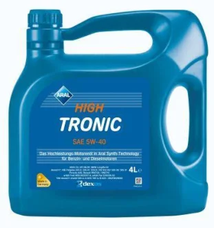 Олива моторна Aral HighTronic 5W-40, 4л. ARAL 154FE7