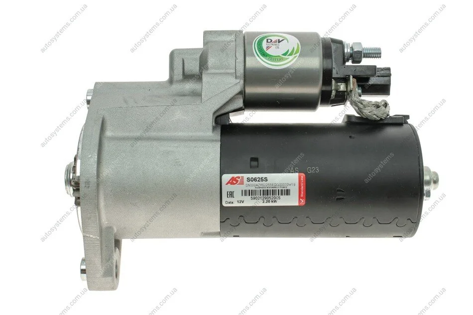 Стартер VW Crafter 2.0 TDI 11-16 (12V/2.2kw) (z=12) AS-PL S0625S (фото 1)