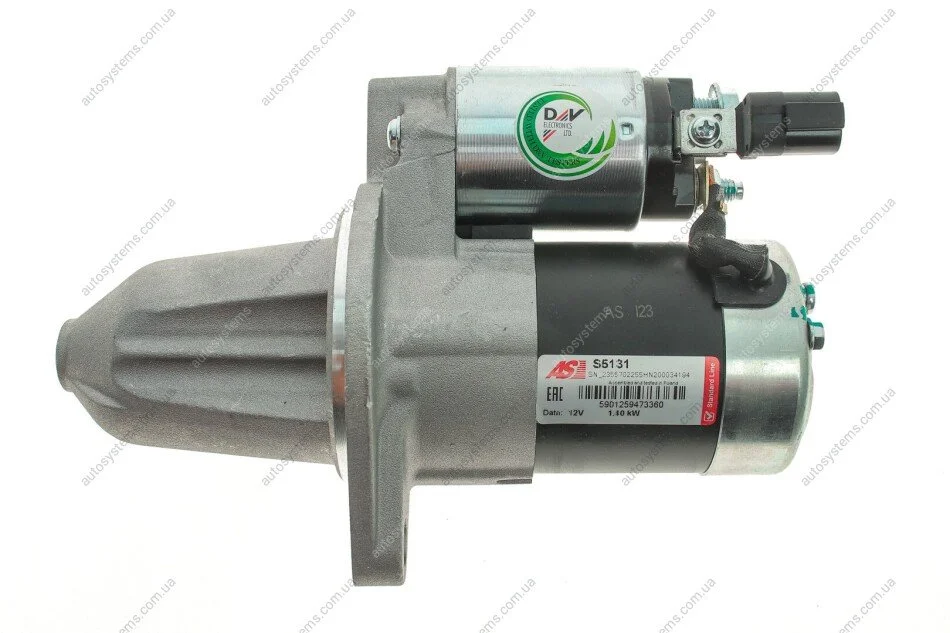 Стартер Nissan X-Trail 2.0/2.5 01-13 (12V/1.4KW) (z=13) AS-PL S5131 (фото 1)