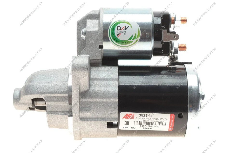 Стартер Subaru Justy/Suzuki Swift 03- (12V/1.2KW) (z=8) AS-PL S5234 (фото 1)