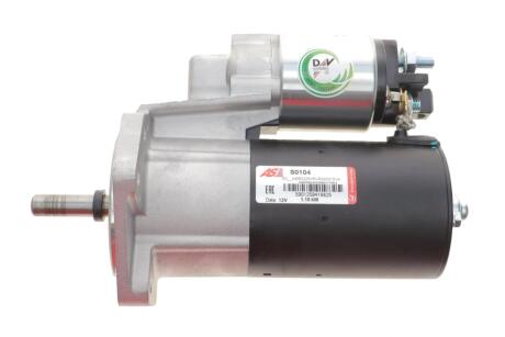Стартер VW Caddy 1.4-1.6/1.9 SDI 95-03 (12V/1.1 kw) (z=9) AS S0104