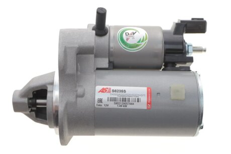 Стартер Citroen C3/C4/Peugeot 108/2008/208/301 1.0/1.2 VTI 12- (12V/1kw) (z=10) AS S6235S