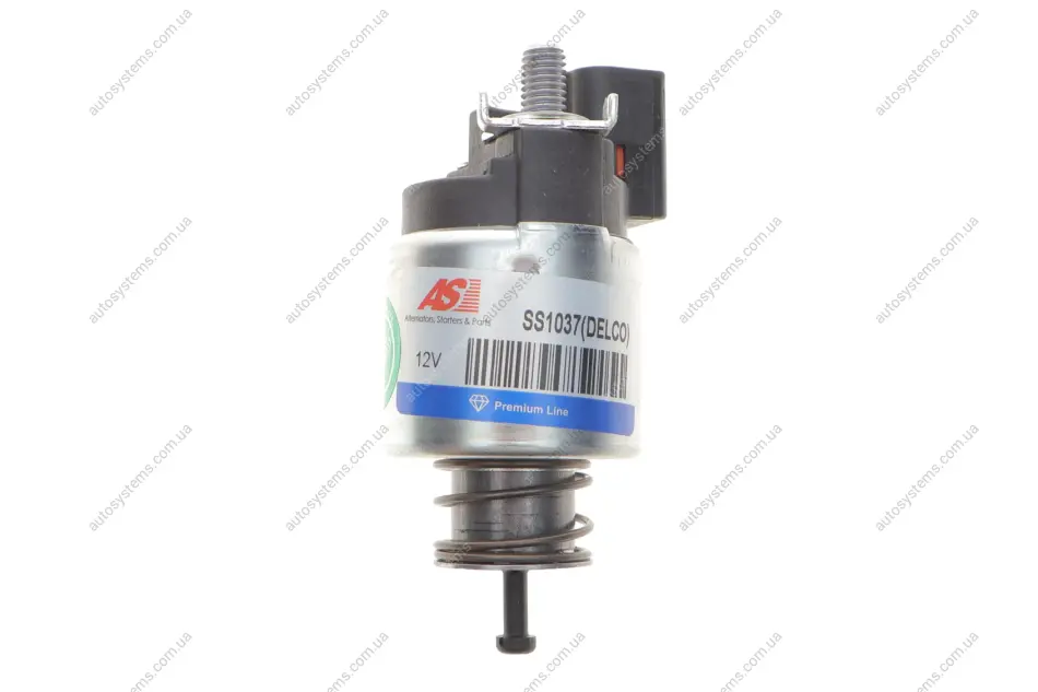 Реле стартера втягуюче (12V) Kia Sorento 2.4 CVVT/GDI 09-/2.0 CVVT 10-15 (PREMIUM LINE) AS SS1037(DELCO) (фото 1)