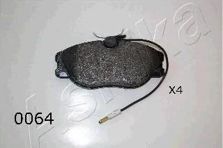 Тормозные колодки дисковые, комплект ASHIKA 50000064