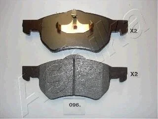 Тормозные колодки дисковые, комплект ASHIKA 50-00-096