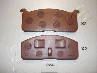 Тормозные колодки дисковые, комплект ASHIKA 50-02-224