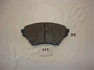 Тормозные колодки дисковые, комплект ASHIKA 50-03-317