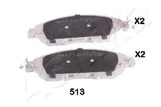 Тормозные колодки дисковые, комплект ASHIKA 50-05-513 (фото 1)